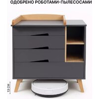 Детский комод Rant Lago Pro 800/4 (moon grey) - Превью изображения №8 — Интернет-магазин ПроЗаказ