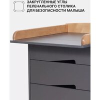 Детский комод Rant Lago Pro 800/4 (moon grey) - Превью изображения №11 — Интернет-магазин ПроЗаказ