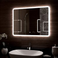  Континент Зеркало Demure Led 90x70 (бесконтактный сенсор) - Превью изображения №2 — Интернет-магазин ПроЗаказ