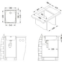 Кухонная мойка Alveus Basic 10 Satin-90 - Превью изображения №3 — Интернет-магазин ПроЗаказ