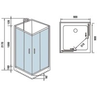 Душевая кабина WeltWasser WW500 Laine 901 - Превью изображения №8 — Интернет-магазин ПроЗаказ