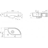 Умывальник Cersanit Cameo 45 umcam451w - Превью изображения №4 — Интернет-магазин ПроЗаказ