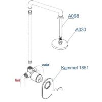 Душевая система  Wasserkraft A12830 - Превью изображения №4 — Интернет-магазин ПроЗаказ