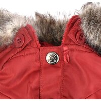 Куртка для животных Puppia Brock с капюшоном PAUD-JM1851-RD-L (красный) - Превью изображения №3 — Интернет-магазин ПроЗаказ