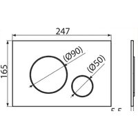 Панель смыва Alcaplast M675 (золотой) - Превью изображения №2 — Интернет-магазин ПроЗаказ