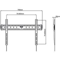 Кронштейн для телевизора Onkron FM6 - Превью изображения №5 — Интернет-магазин ПроЗаказ