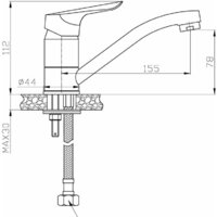 Смеситель Esko Cairo CI 15 - Превью изображения №5 — Интернет-магазин ПроЗаказ