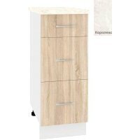 Кортекс-мебель Корнелия Лира НШ30р3ш (дуб сонома/королевский опал)