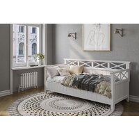 Кровать-тахта Bravo Мебель Амелия 800x2000 (белый античный) - Превью изображения №3 — Интернет-магазин ПроЗаказ