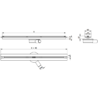 Трап/канал Mexen Flat 360 Super Slim Chrome 1051090 - Превью изображения №6 — Интернет-магазин ПроЗаказ