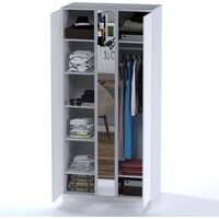 Шкаф распашной Mio Tesoro Варма Stor 105 (белый) - Превью изображения №3 — Интернет-магазин ПроЗаказ