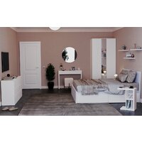 Шкаф распашной Mio Tesoro Варма Stor 105 (белый) - Превью изображения №4 — Интернет-магазин ПроЗаказ