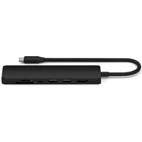 Док-станция Satechi 7-in-1 USB-C Slim Multiport Adapter with Ethernet ST-P7SK (черный) - Превью изображения №3 — Интернет-магазин ПроЗаказ