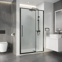 Душевая дверь Niagara Nova NG-35-12AGR 120х195 (графит/прозрачное стекло) - Превью изображения №8 — Интернет-магазин ПроЗаказ