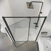 Душевая дверь Niagara Nova NG-35-12AGR 120х195 (графит/прозрачное стекло) - Превью изображения №11 — Интернет-магазин ПроЗаказ