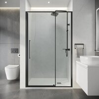 Душевая дверь Niagara Nova NG-35-12AGR 120х195 (графит/прозрачное стекло) - Превью изображения №9 — Интернет-магазин ПроЗаказ