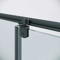 Душевая дверь Niagara Nova NG-35-12AGR 120х195 (графит/прозрачное стекло) - Превью изображения №6 — Интернет-магазин ПроЗаказ