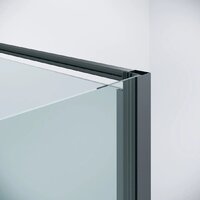 Душевая дверь Niagara Nova NG-35-12AGR 120х195 (графит/прозрачное стекло) - Превью изображения №4 — Интернет-магазин ПроЗаказ