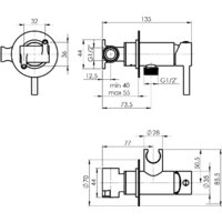 Гигиенический душ Rubineta Ultra - Превью изображения №2 — Интернет-магазин ПроЗаказ