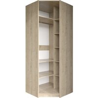 Шкаф-гармошка Евва Лайн ЛН-1U.930х930(2Z) Угловой (гикори кингстон) - Превью изображения №2 — Интернет-магазин ПроЗаказ