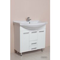  Onika Тумба под умывальник Моника 75.17 (белый) [107502] - Превью изображения №3 — Интернет-магазин ПроЗаказ