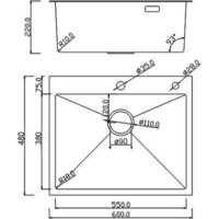 Кухонная мойка Roxen Snake 560220-60-GS PVD Gold золотая/текстурная (с коландером и дозатором) - Превью изображения №12 — Интернет-магазин ПроЗаказ
