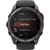 Умные часы Garmin Fenix 8 Pro 51 мм (серый, черный силиконовый ремешок) - Превью изображения №4 — Интернет-магазин ПроЗаказ