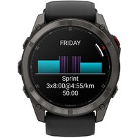 Умные часы Garmin Fenix 8 Pro 51 мм (серый, черный силиконовый ремешок) - Превью изображения №9 — Интернет-магазин ПроЗаказ