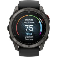 Умные часы Garmin Fenix 8 Pro 51 мм (серый, черный силиконовый ремешок) - Превью изображения №8 — Интернет-магазин ПроЗаказ