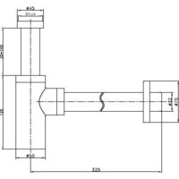 Сифон Lauter 21635W (белый матовый) - Превью изображения №2 — Интернет-магазин ПроЗаказ