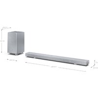 Саундбар Sharp HT-SBW55121 (серебристый) - Превью изображения №12 — Интернет-магазин ПроЗаказ