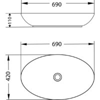 Умывальник Lauter 21571 + Cascade 21СК0655C - Превью изображения №4 — Интернет-магазин ПроЗаказ