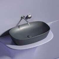 Умывальник Ceramica Nova Element CN6049MDH (темный антрацит матовый) - Превью изображения №7 — Интернет-магазин ПроЗаказ