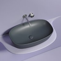 Умывальник Ceramica Nova Element CN6049MDH (темный антрацит матовый) - Превью изображения №6 — Интернет-магазин ПроЗаказ
