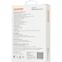USB-хаб Digma HUB-4U3.0-UC-S - Превью изображения №7 — Интернет-магазин ПроЗаказ