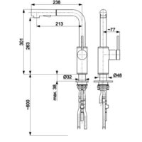 Смеситель Armatura Duero Basic 6623-110-81 - Превью изображения №2 — Интернет-магазин ПроЗаказ