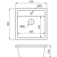 Кухонная мойка БелЭворс Rio + смеситель W74004-9 + дозатор L405-1 (серый/сатин) - Превью изображения №10 — Интернет-магазин ПроЗаказ