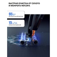 Вертикальный моющий пылесос Deerma DEM-VX96W - Превью изображения №9 — Интернет-магазин ПроЗаказ