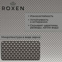 Кухонная мойка Roxen Uno 560210-54-GR сатин/текстурная (с ролл-матом и дозатором) - Превью изображения №4 — Интернет-магазин ПроЗаказ