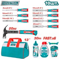 Total Набор инструментов для деревообработки TOS230906 (10 предметов)