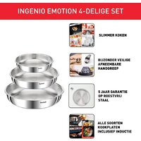 Набор сковород Tefal Ingenio Emotion L8968445 - Превью изображения №3 — Интернет-магазин ПроЗаказ