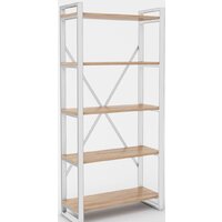 Hype Mebel Стандарт-2 50x170 (белый/дуб галифакс натуральный)