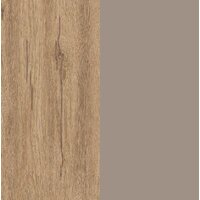 Шкаф-витрина Black Red White Domenica REG1D1W с подсветкой (глиняный серый/дуб сильвержек ореховый) - Превью изображения №6 — Интернет-магазин ПроЗаказ