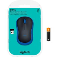 Мышь Logitech M185 (черный/синий) - Превью изображения №6 — Интернет-магазин ПроЗаказ