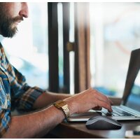 Мышь Logitech M185 (черный/синий) - Превью изображения №5 — Интернет-магазин ПроЗаказ