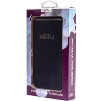 Внешний аккумулятор Miru 3000 (черный) - Превью изображения №2 — Интернет-магазин ПроЗаказ