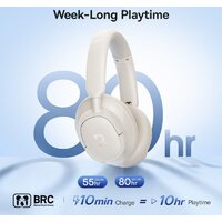 Наушники Baseus Bass BH1 NC (бежевый) - Превью изображения №3 — Интернет-магазин ПроЗаказ