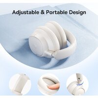 Наушники Baseus Bass BH1 NC (бежевый) - Превью изображения №4 — Интернет-магазин ПроЗаказ