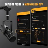 Проводной микрофон Maono PD400X - Превью изображения №4 — Интернет-магазин ПроЗаказ