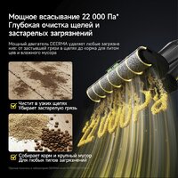 Вертикальный моющий пылесос 2-в-1 Deerma VX300 Mix (белый) - Превью изображения №15 — Интернет-магазин ПроЗаказ